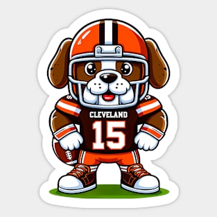 Cleveland Browns 15 Sticker